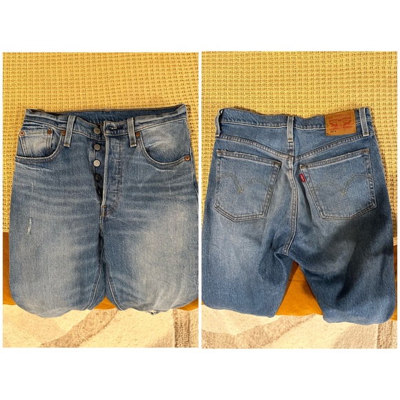 Levi’s 501 Stretch Skinny Jean (Post Modern Blue) - 25W x 30L - Picture 3 of 4